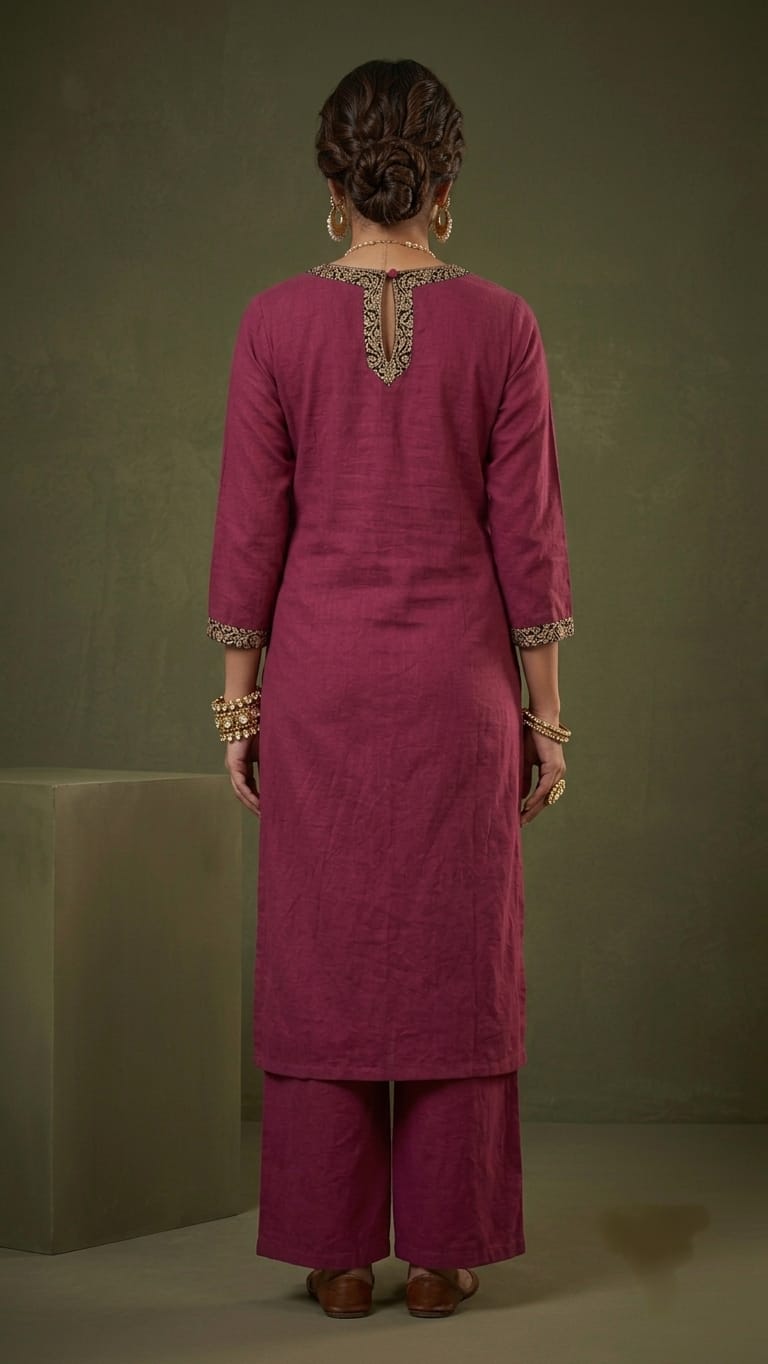 Designer Dabu Cotton Long Co-ord Set