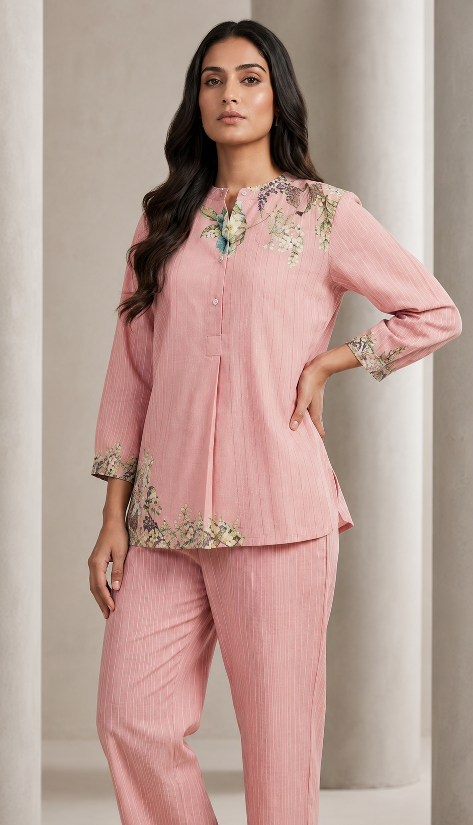 Garden Mist Pink Floral Co-ord Set
