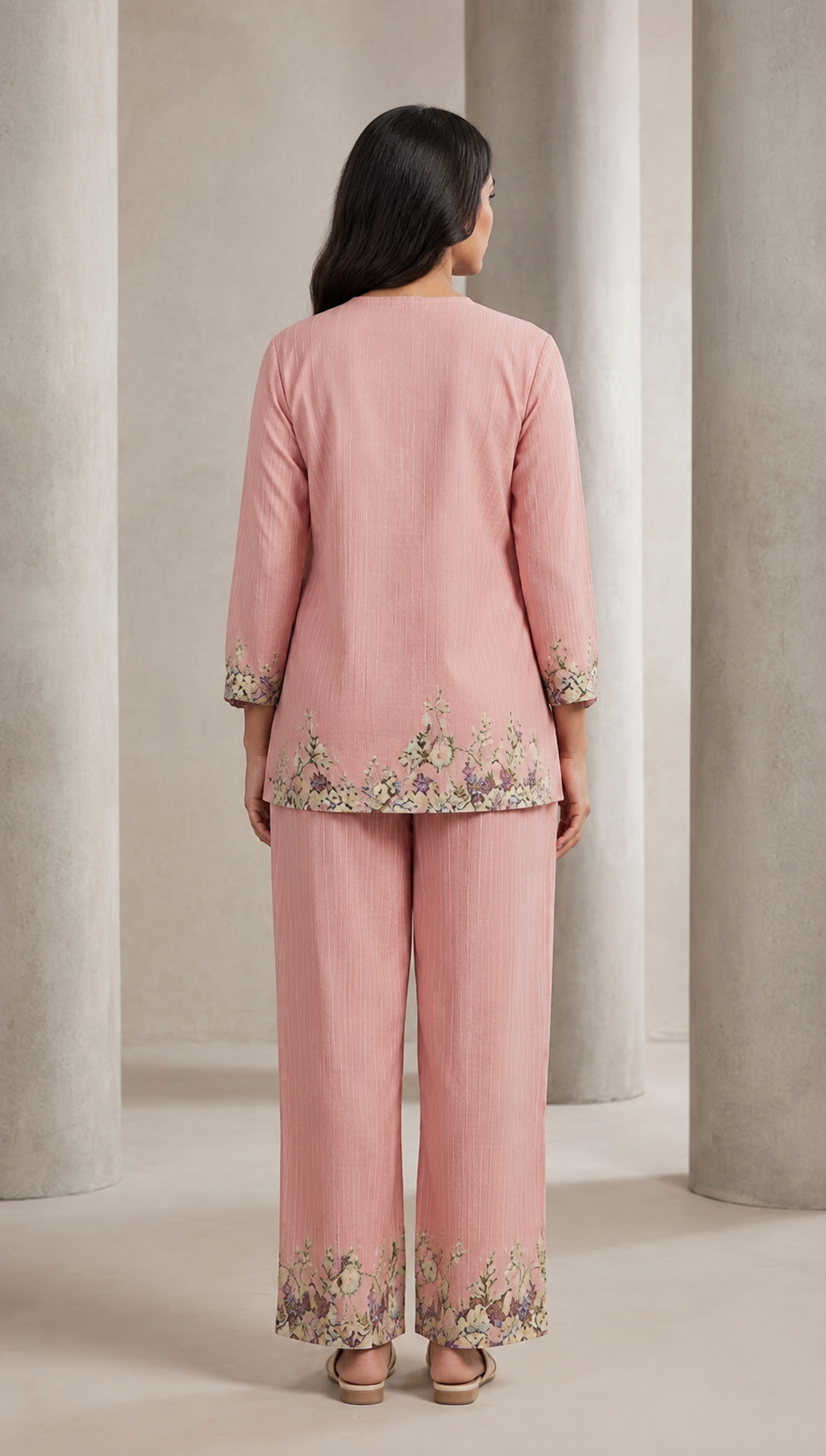 Garden Mist Pink Floral Co-ord Set