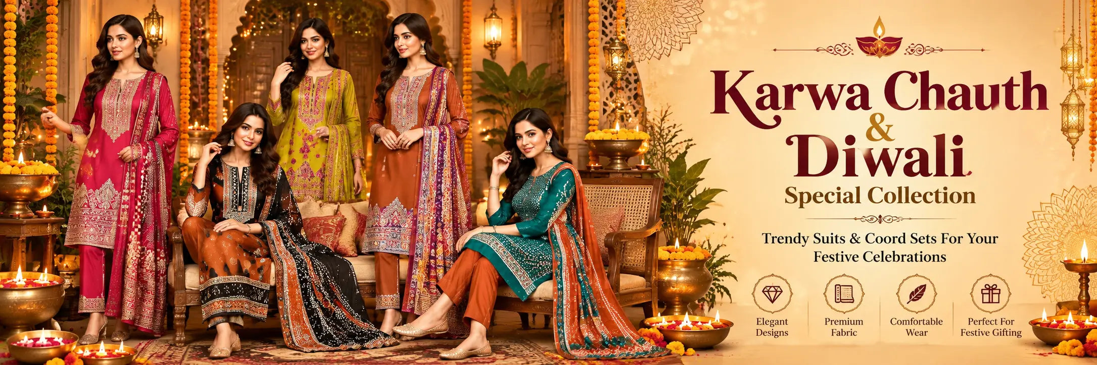 Diwali Outfits for Women - A Celebration of Color and Culture