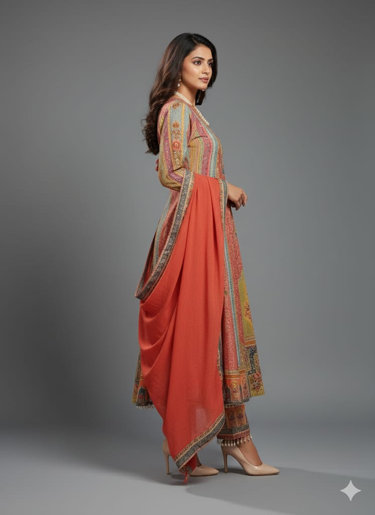 ELEGANT PAKISTANI MASLIN COLLECTION