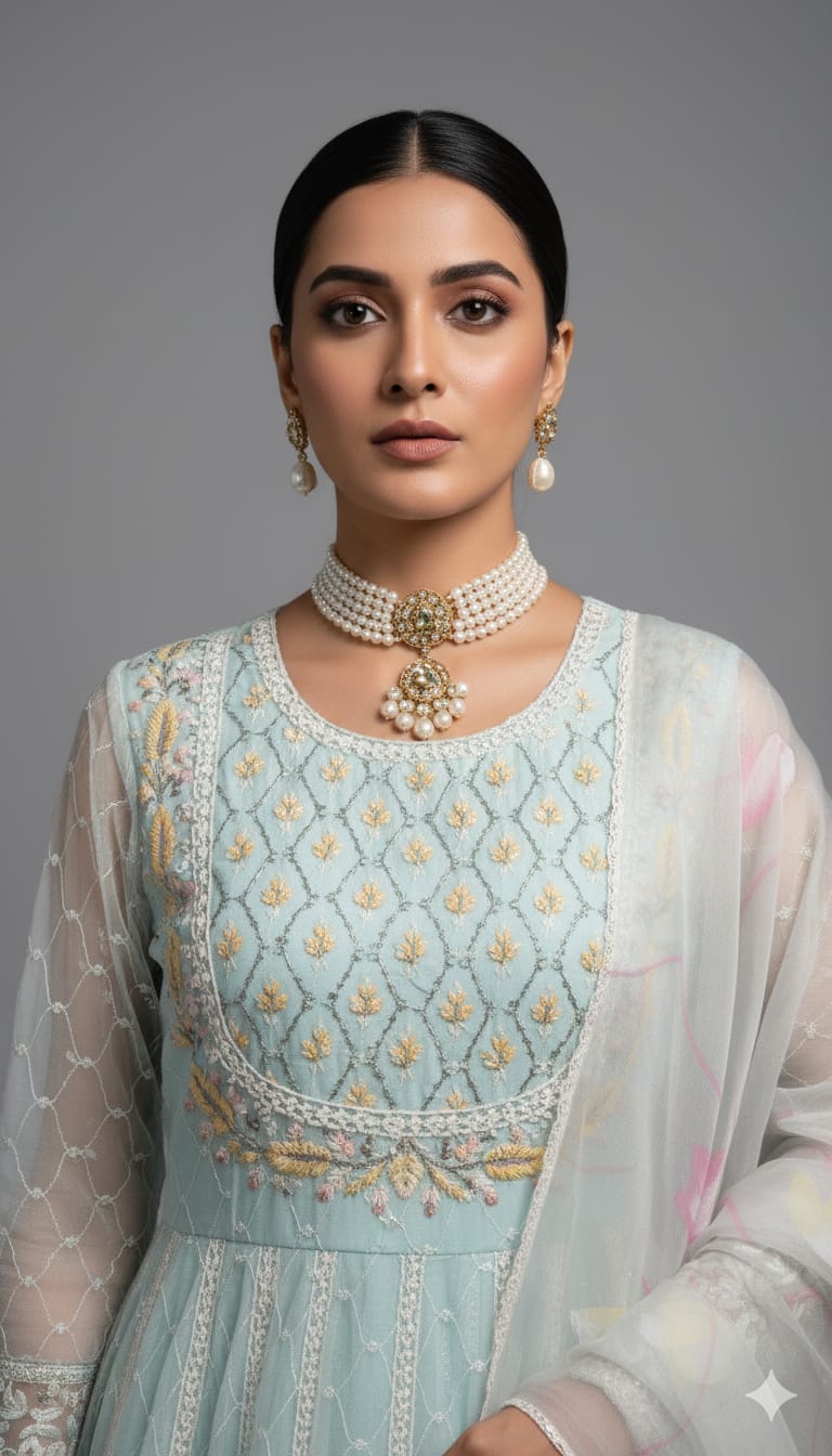 ELEGANT ANARKALI STYLE SUIT