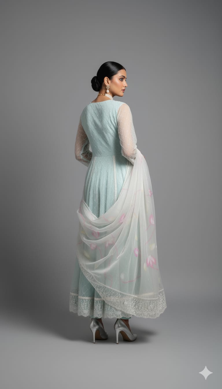 ELEGANT ANARKALI STYLE SUIT