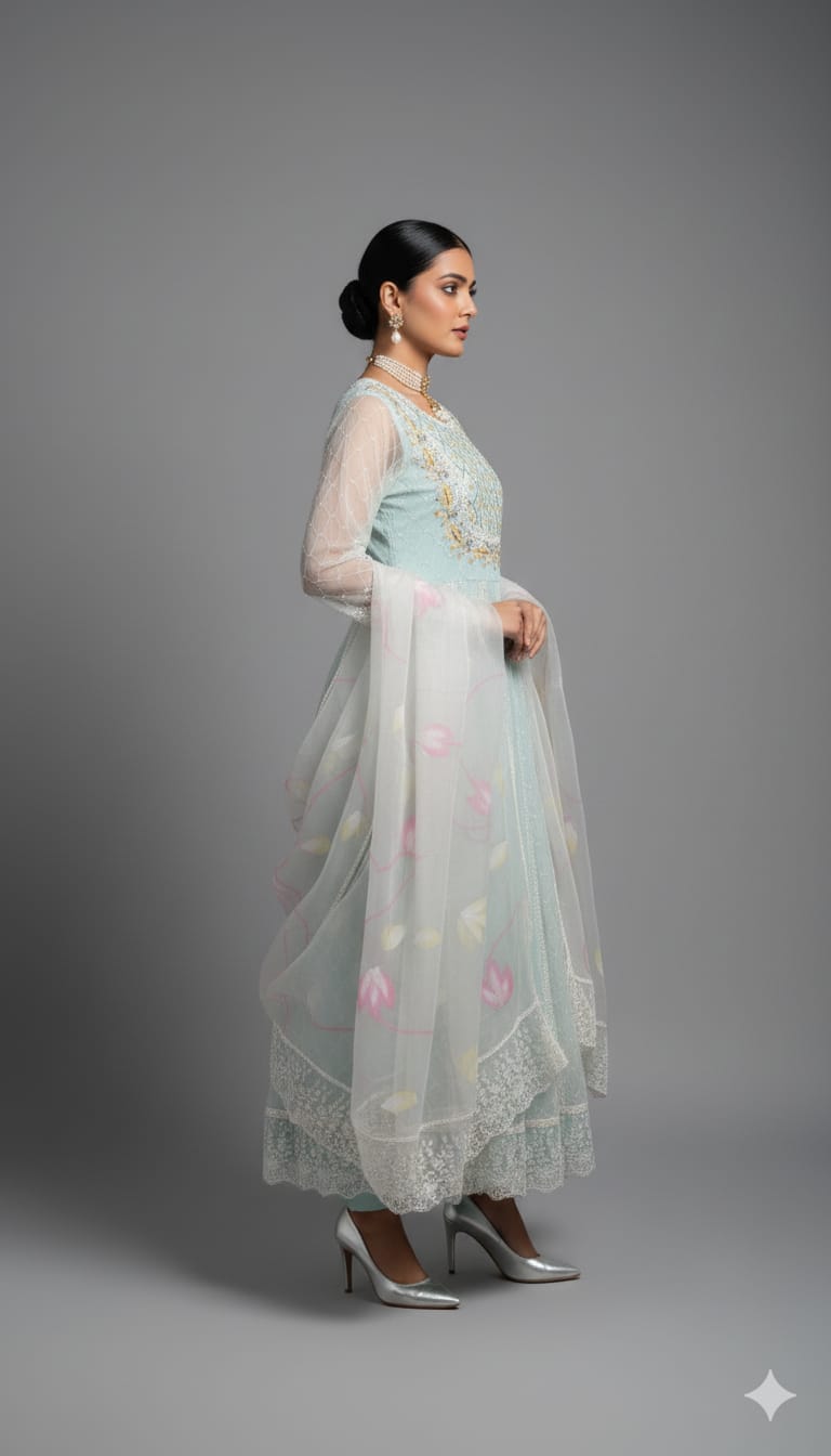 ELEGANT ANARKALI STYLE SUIT