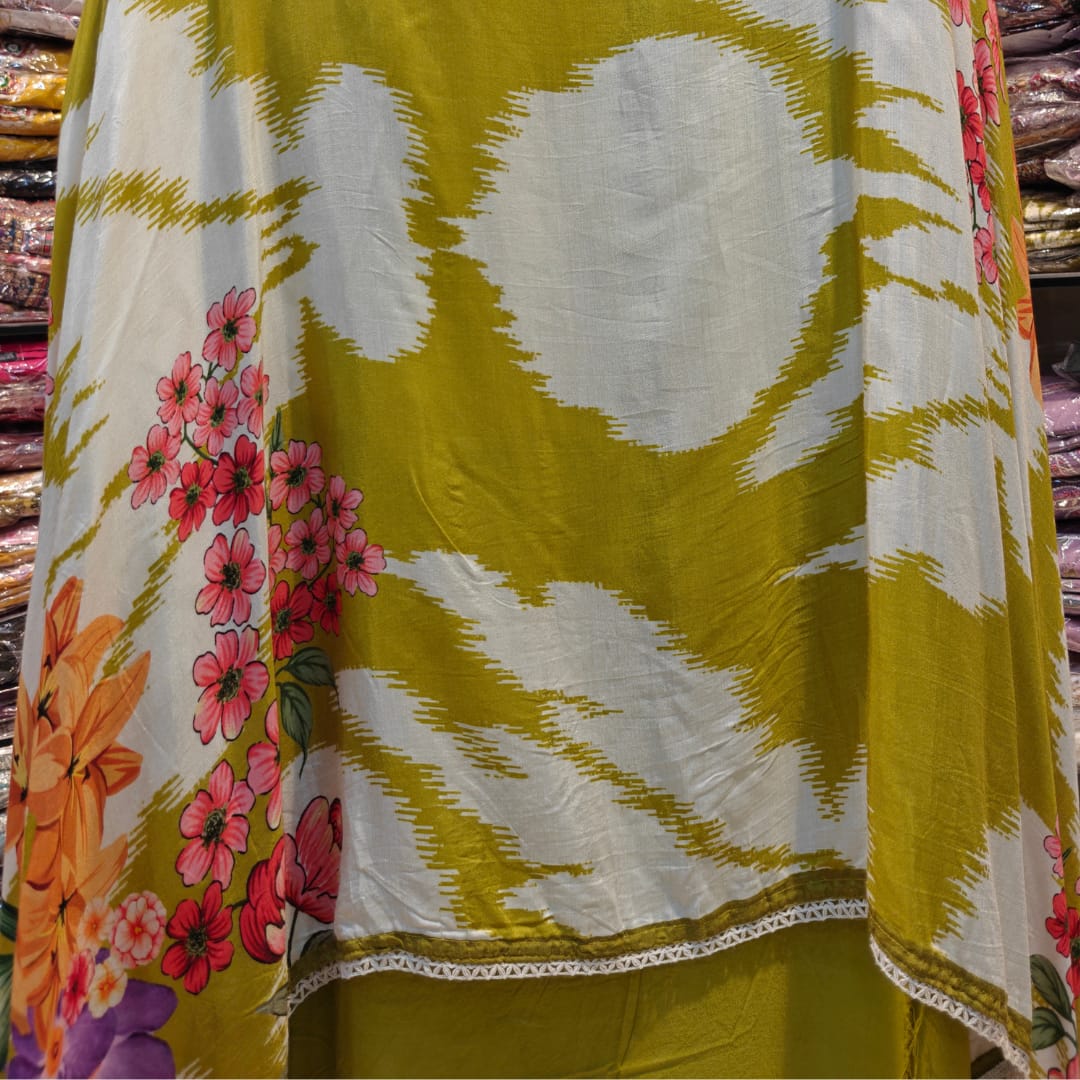 UNSTITCHED PAKISTANI MASLIN SUIT