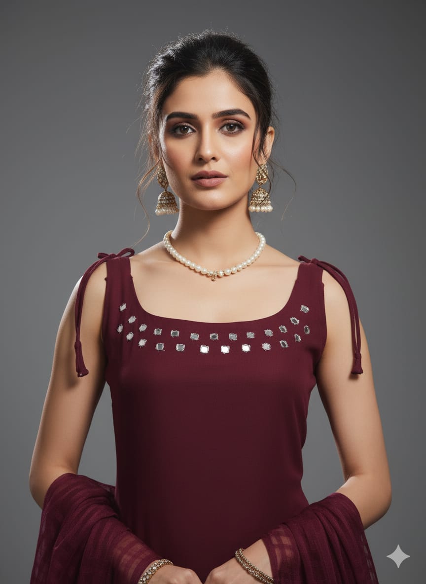 TRENDY SPAGHETTI STYLE 3-PIECE SUIT