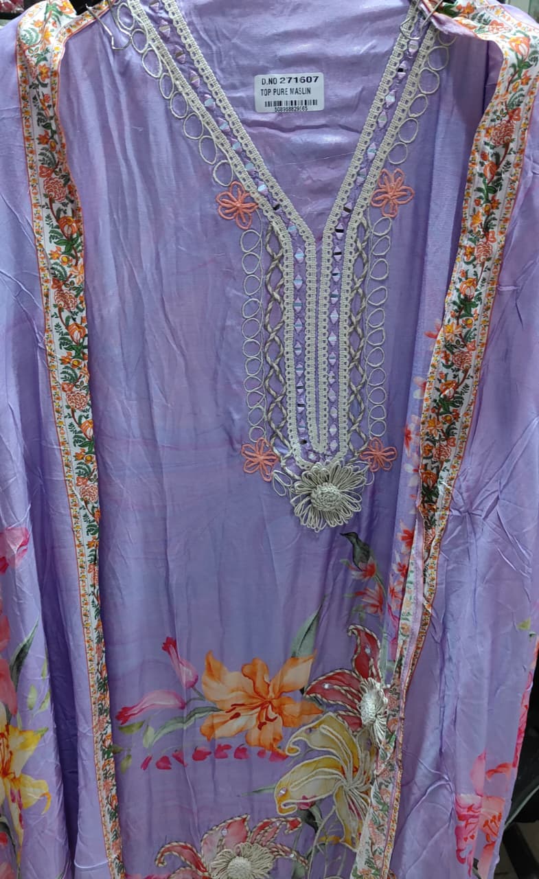 UNSTITCHED 3-PIECE SUIT – MASLIN DIGITAL PRINT EDITION