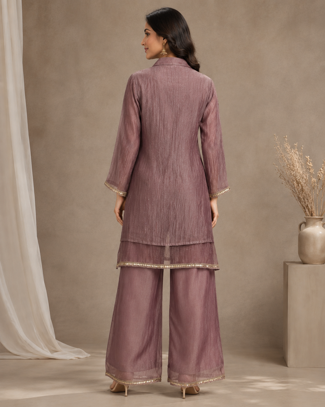Rosewood Grace Embroidered Co-Ord Set