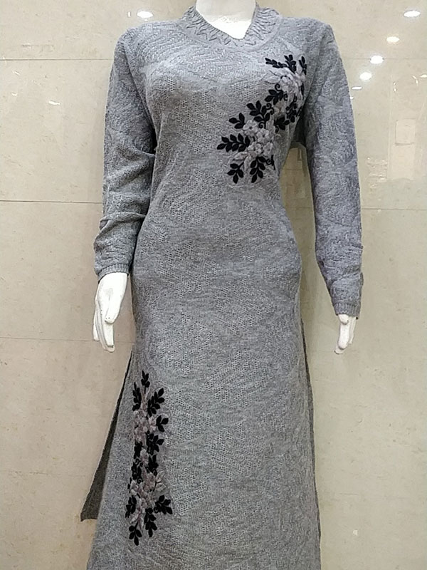 Vintage Collection » Poorvi Designer Pasmina Vol 01 Printed Woolen Kurtis